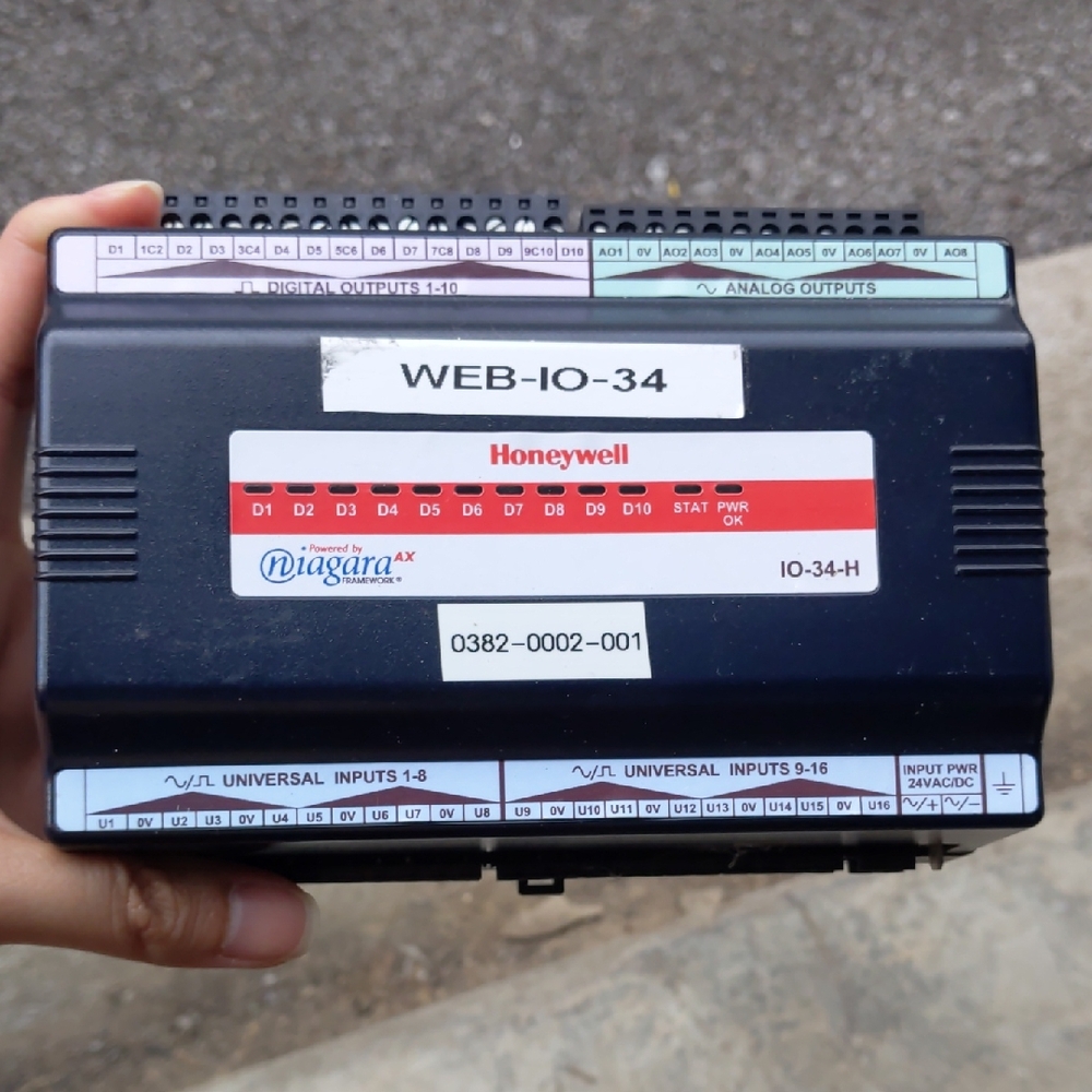 Honeywell WEB-IO-34 Networking Module - Black